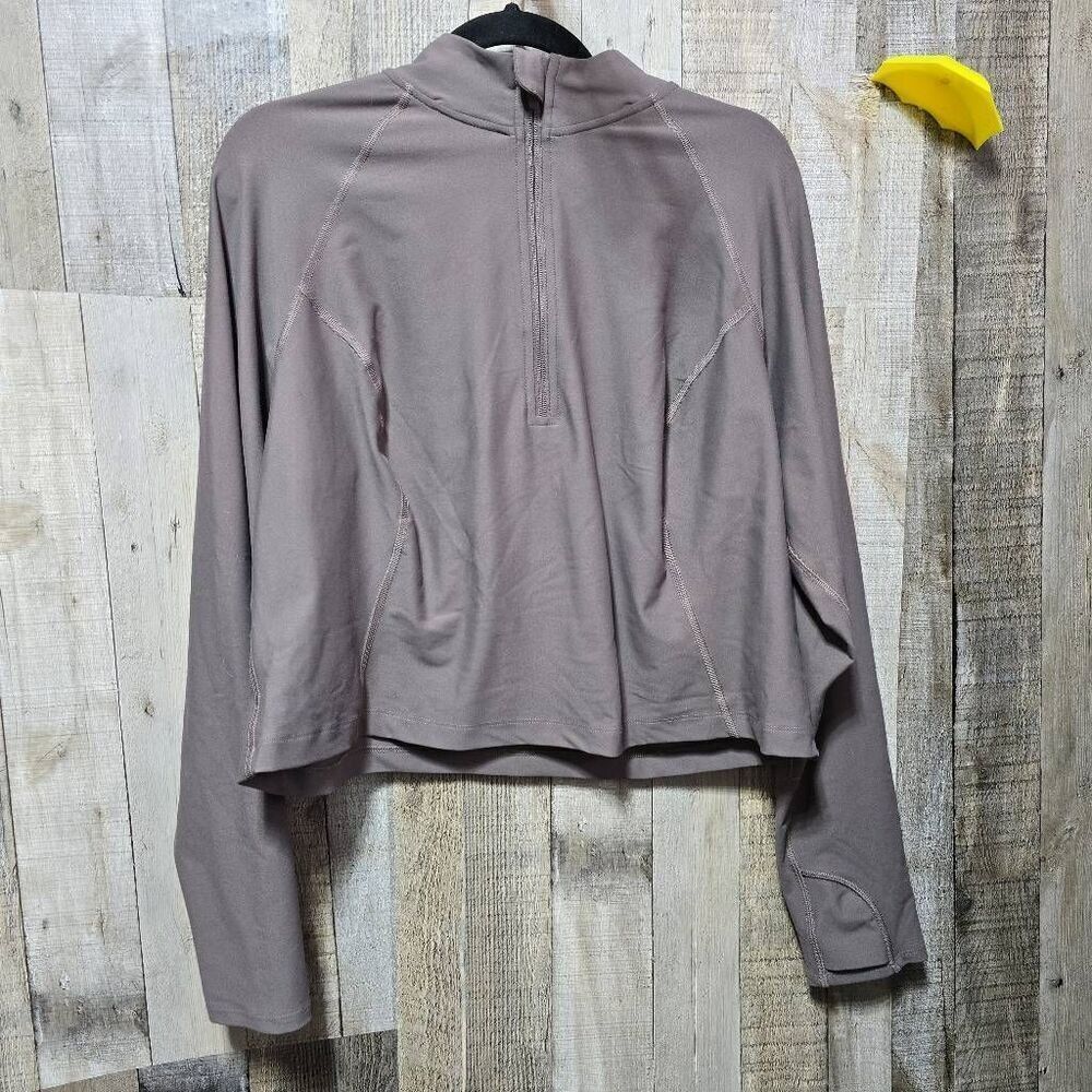 Old Navy GoโDry Powersoft Brown Cropped Athletic Sweatshirt 2x